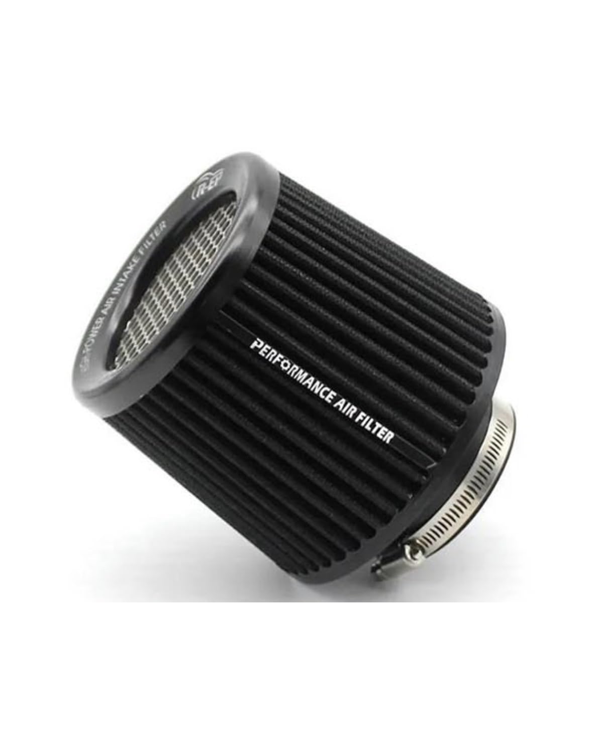 Motorluftfilter Für Rennsportwagen-Motorluftansaugrohre Waschbar 89 Mm 101 Mm Kaltkegel-Luftansaugfilter 35 Zoll 4 Zoll Universal Luftfilter(101mm Black) von UUIUYGH