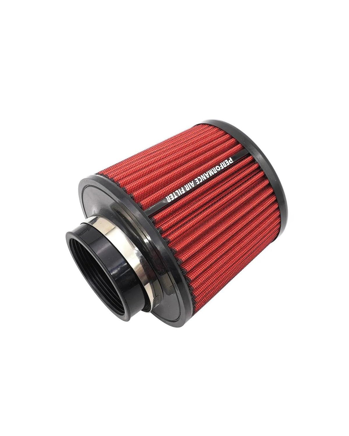 Motorluftfilter Für Rennsportwagen-Motorluftansaugrohre Waschbar 89 Mm 101 Mm Kaltkegel-Luftansaugfilter 35 Zoll 4 Zoll Universal Luftfilter(101mm Red) von UUIUYGH