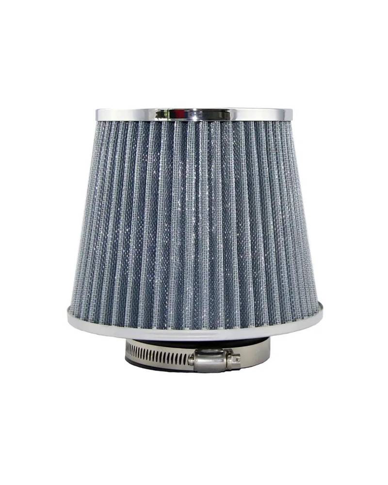 Motorluftfilter Für Universal-Cold Air Intake 65mm 70mm 76mm Entlüftungsfilter R-EP Auto-Luftfilter 2.5/2.75/3 Zoll Luftfilter(70MM-SILVER) von UUIUYGH