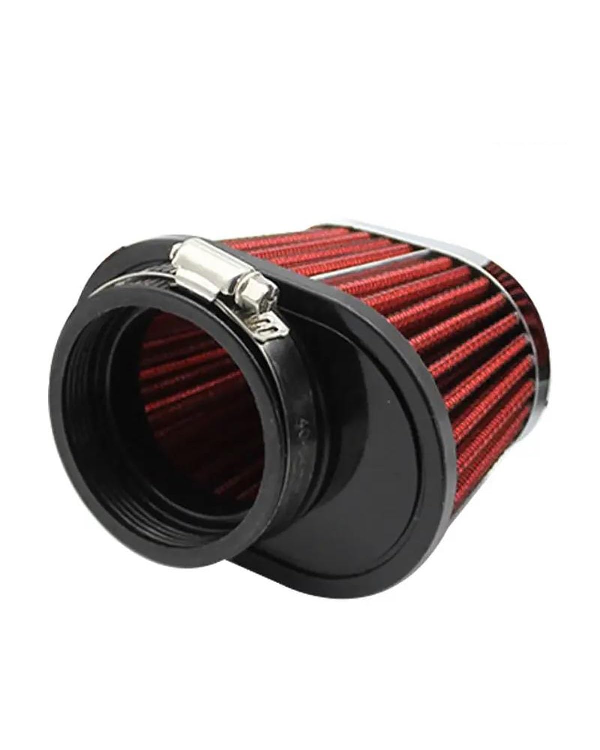 Motorluftfilter Gerade Luftansaugfilter Für Anklemmen 51 Mm 55 Mm 60 Mm Universal-Luftfilter Auto-Luftansaugzubehör 2024 Luftfilter(Red-55MM 1PCS) von UUIUYGH