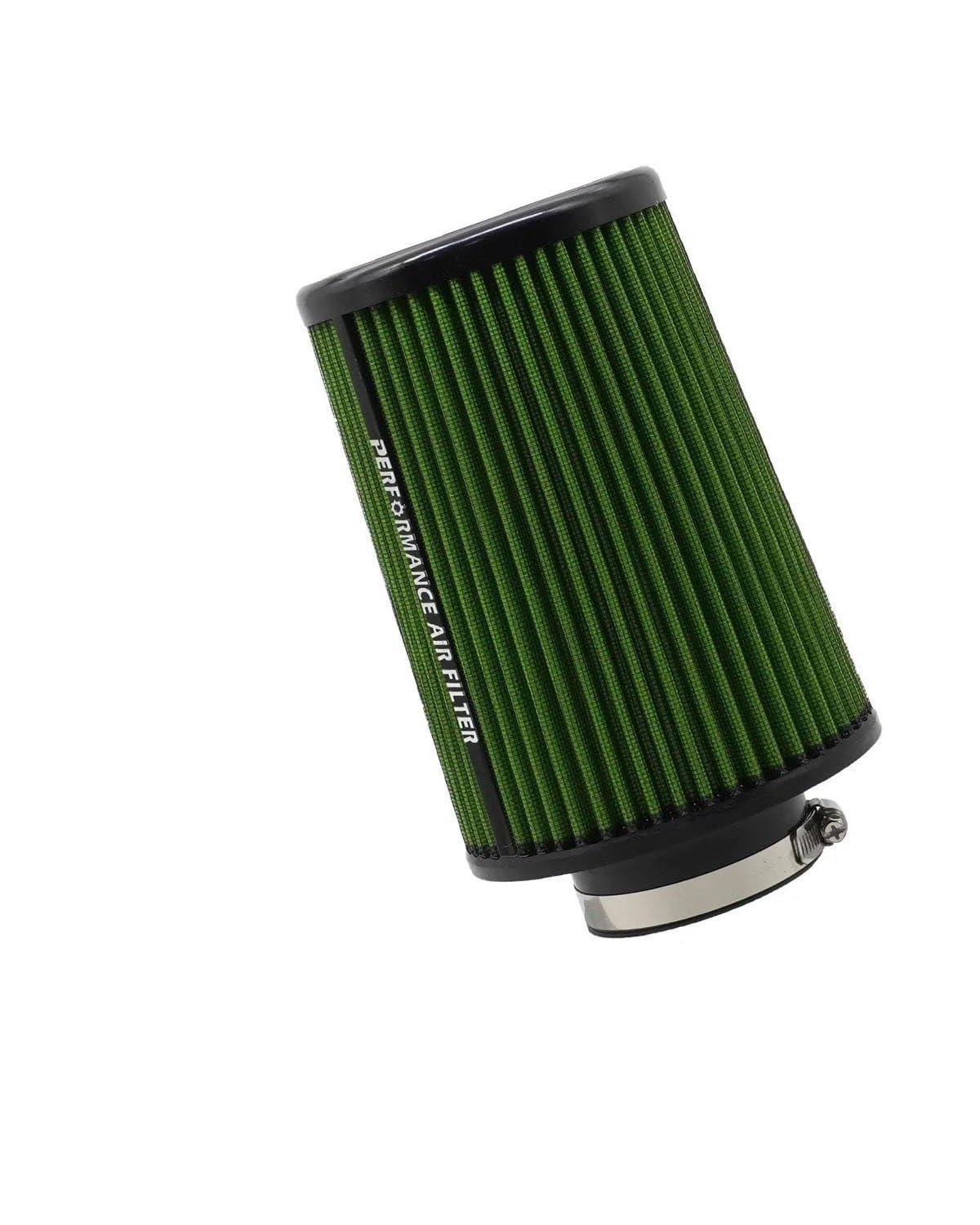 Motorluftfilter Luftfilter Auto Kaltlufteinlass Kit Universal Auto Systeme Sport Racing Performance Motor Kegel Filter Box Luftfilter(76mm-Green) von UUIUYGH