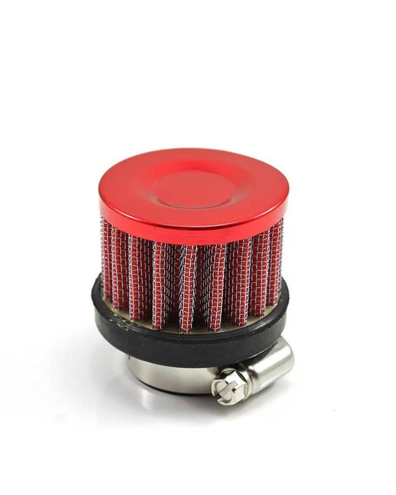 Motorluftfilter R-EP Universal-Luftfilter Fürs Auto 12 Mm 25 Mm Kaltlufteinlass Kurbelgehäuse-Entlüftungsabdeckung Für Mini-Entlüftungsfilter Luftfilter(25MM-RED) von UUIUYGH