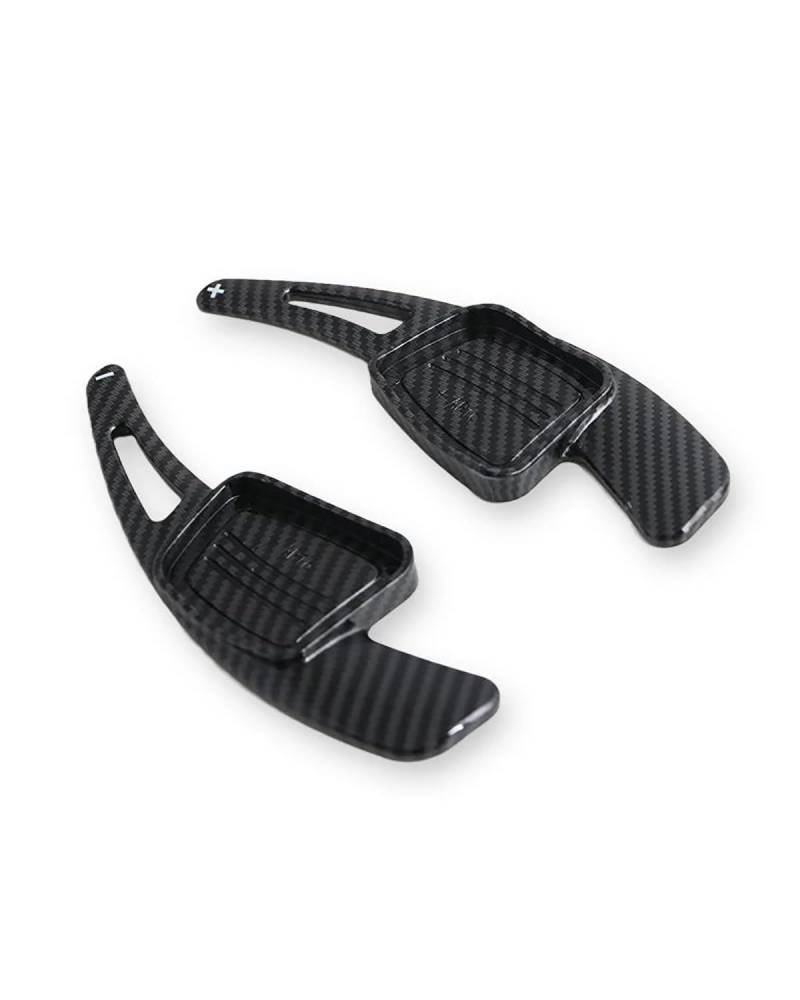 Schaltwippen 2PC Auto Lenkrad Schaltwippen Für A3 S3 Facelift Für A5 S5 Für A4 B9 Für Q7 2016-2017 TT TTS Shift Paddles Erweitern(Carbon Black) von UUIUYGH