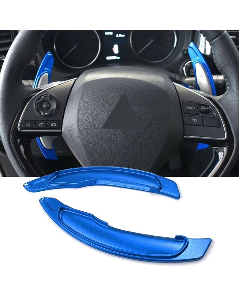 Schaltwippen Aluminium Auto Lenkrad Paddle Shifter Eextend Für Lancer Für Evo Für X Shift Paddles Erweitern(Blue) von UUIUYGH