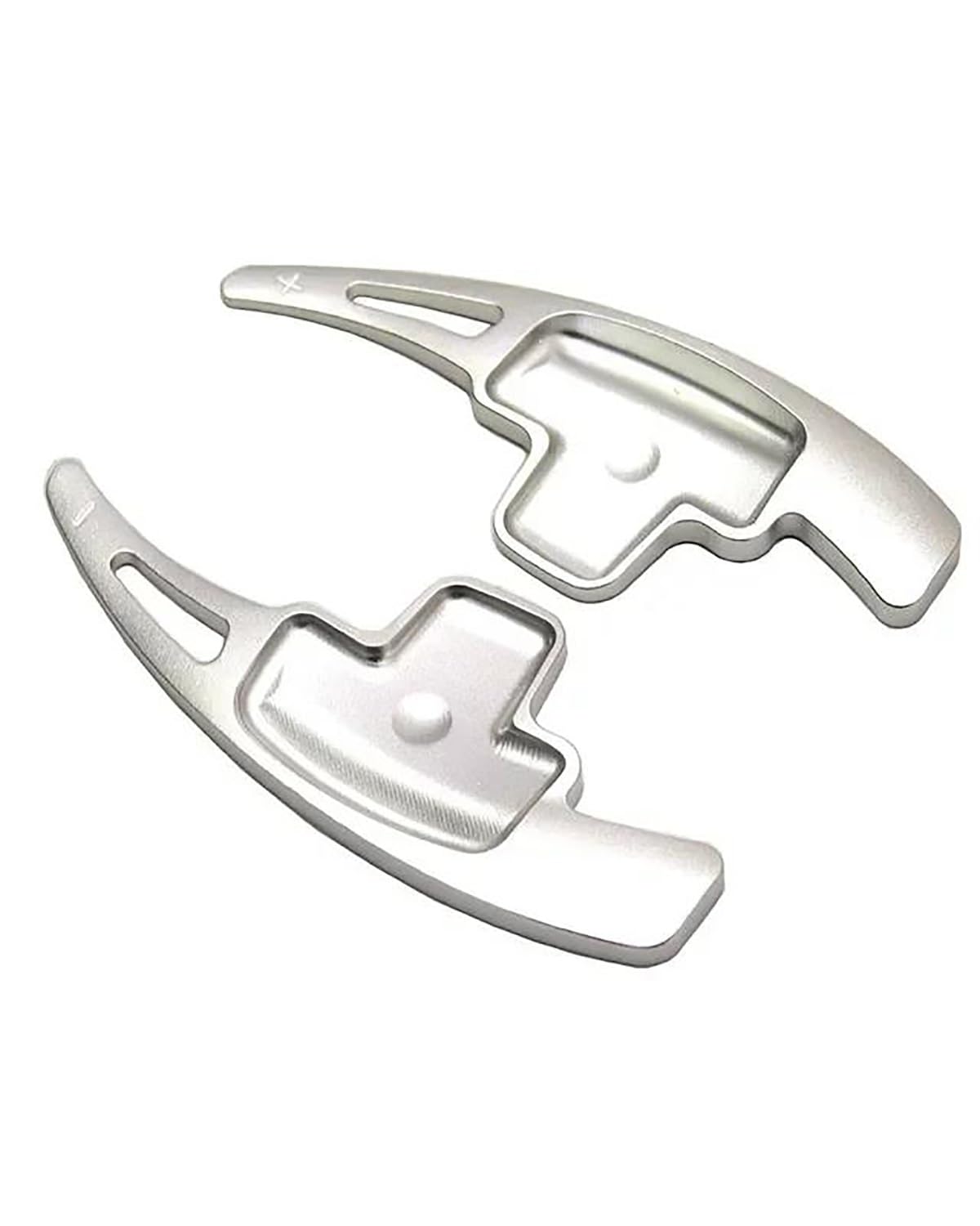 Schaltwippen Auto Lenkrad Paddle Shift Verlängerung Schalthebel Für BenzA BE GLK GL SL Klasse GLK SLK Für CLA Für GLA Shift Paddles Erweitern(Silver) von UUIUYGH