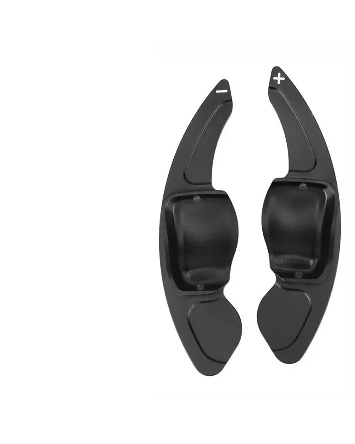 Schaltwippen Lenkrad-Aluminium-Schaltwippen Für Golf Für MK6 Für GTI Für Jetta Für MK5 Für B6 Für CC Für R36 R20 Auto-Styling Shift Paddles Erweitern(for Type A Black) von UUIUYGH