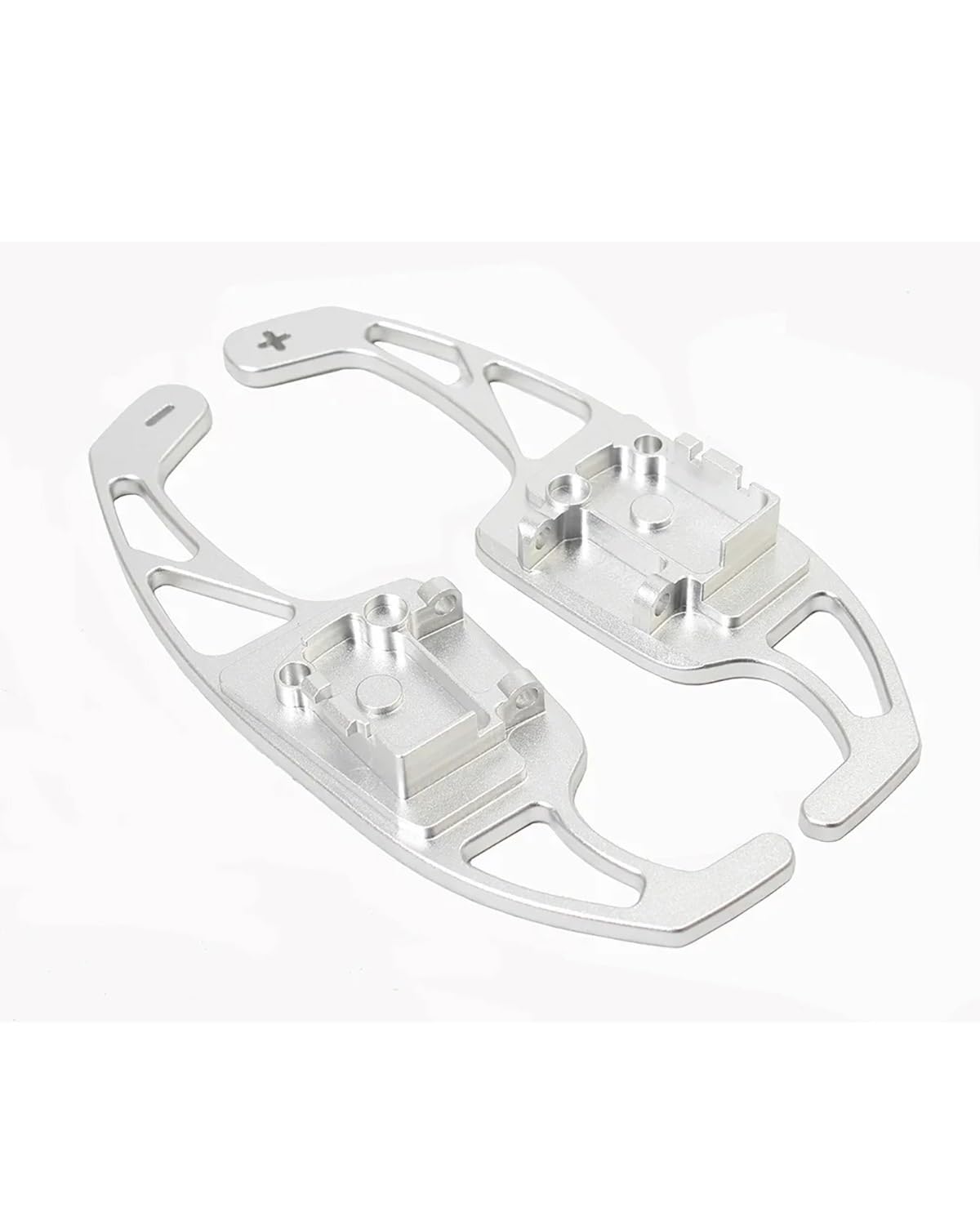 Schaltwippen Paddel Aus Aluminiumlegierung Für Golf 5 Für MK5 V Für R32 Für Golf 6 Auto-Lenkradverlängerungsschalthebel Ersatzzubehör Shift Paddles Erweitern(Silver) von UUIUYGH