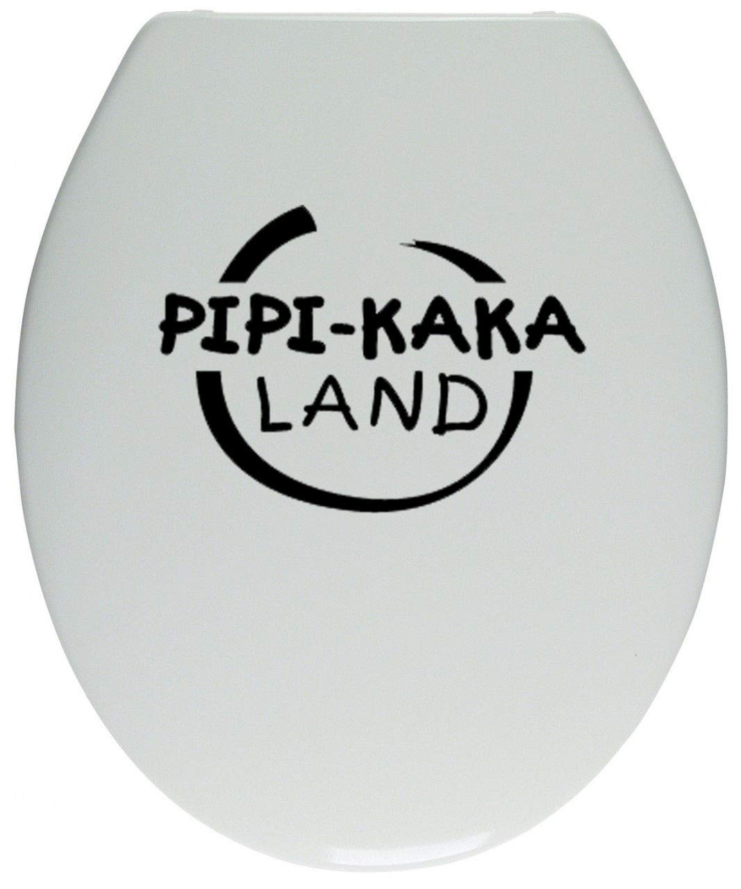 Klo Deckel Aufkleber Toiletten Tür Fun Sticker WC Badezimmer PIPI Kaka Land von UUSticker