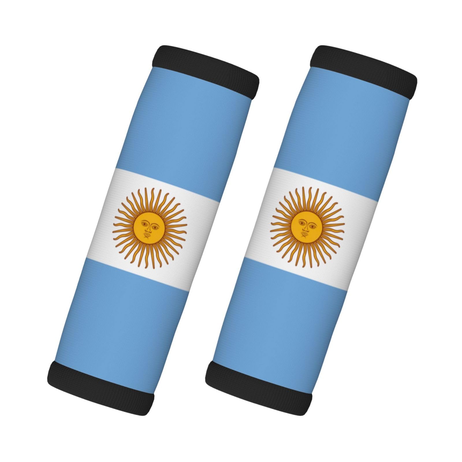 Kofferanhänger mit argentinischer Flagge, Gepäckgriff, für wiederverwendbare Koffer, einzigartige Reiseutensilien von UVBDF