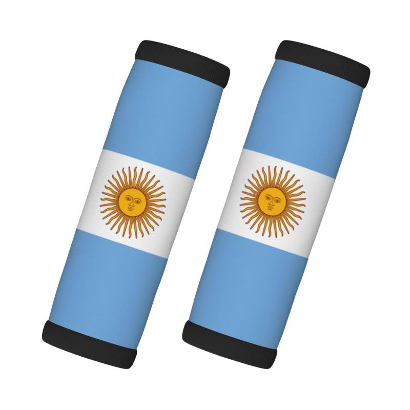 Kofferanhänger mit argentinischer Flagge, Gepäckgriff, für wiederverwendbare Koffer, einzigartige Reiseutensilien von UVBDF