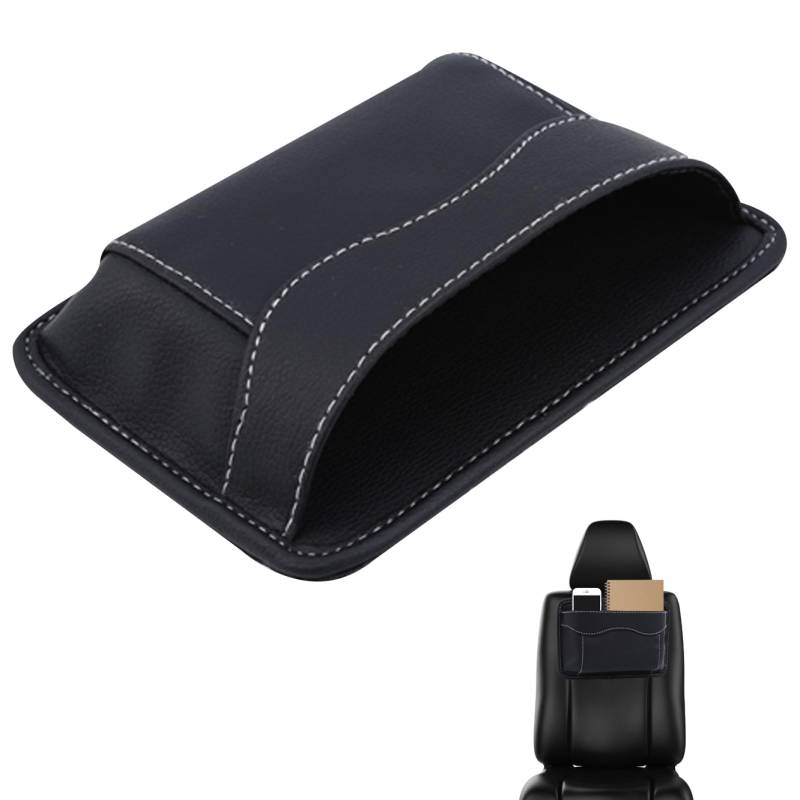 Autositzseite Organizer Mini Leder Car Sace Gap Organizer Tasche Selbstkleber Autoaufbewahrung für Telefone, Schlüssel, Kosmetik, Autositz Organizer von UWEOTYYY