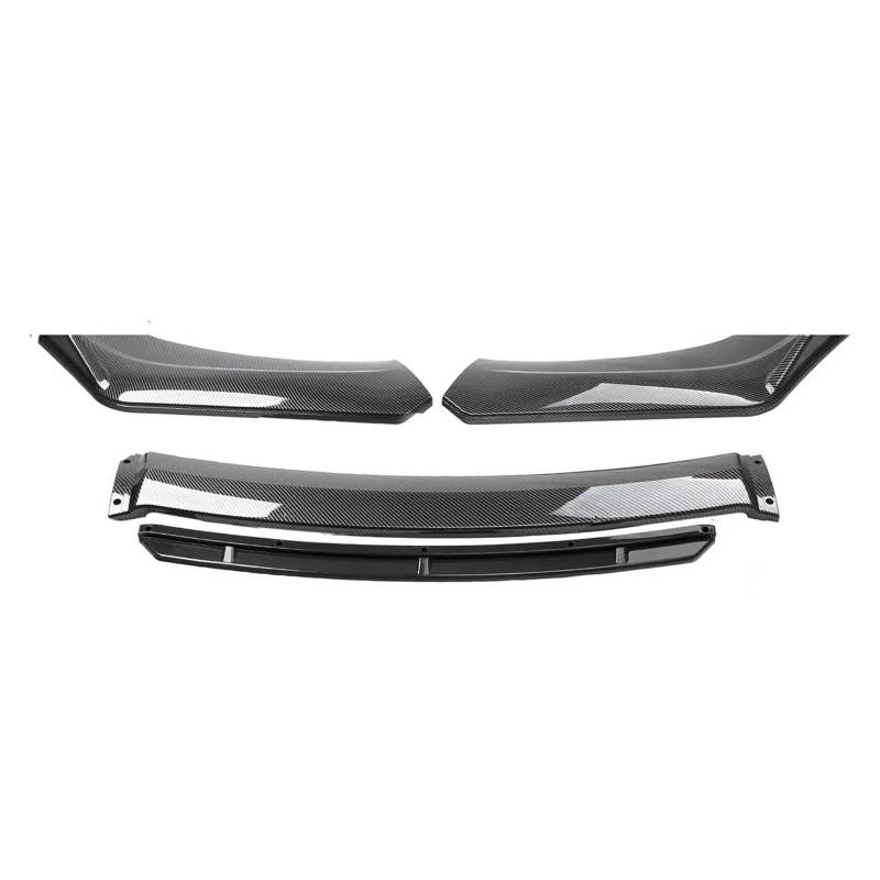 Auto Für A4 A5 A6 A7 B7 B8 S4 S5 TT Quattro Frontschürze Lippe Seite Splitter Diffusor Körper Kit Spoiler Guards Auto Zubehör 4 Stücke Zubehör(Carbon-Look) von UYCHYTQR