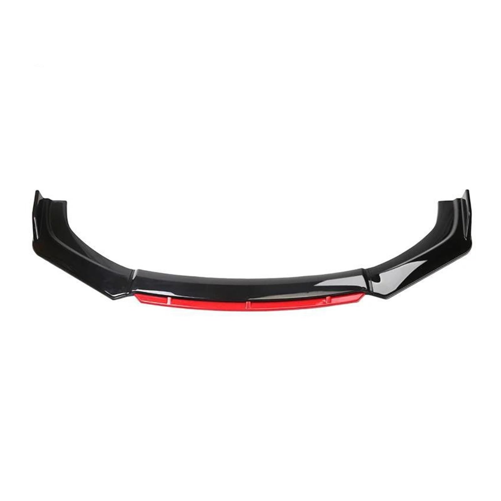 Auto Für A4 S4 A6 S6 Wagon Awant B6 B7 B8 Zubehör Auto Vorderen Stoßfänger Lippe Kinn Spoiler Splitter Diffusor Körper Kit Universal Zubehör(Schwarz Rot) von UYCHYTQR