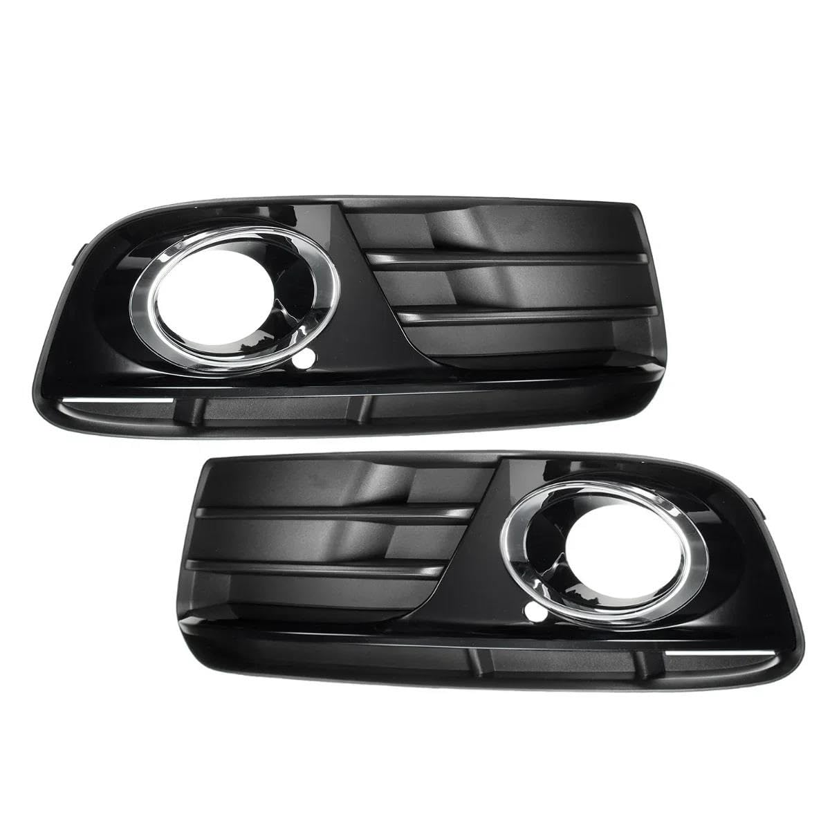 For Q5 2013 2014 2015 2016 Black Front Bumper Grill Grille Fog Light Lamp Cover Grill 8R0807681 8R0807682 Kühlergrills für die Front(1 Paar) von UYCHYTQR