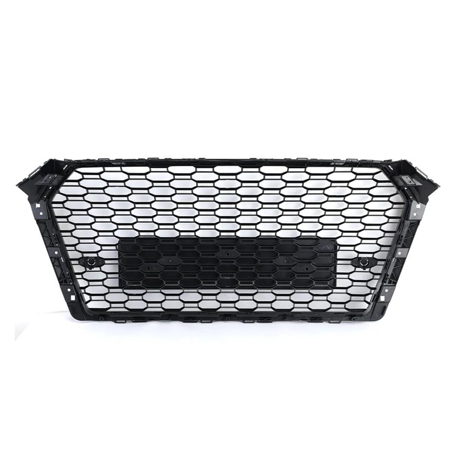 Für A4 Avant S4 S-line B9 2017 2018 2019 EU-Version Frontstoßstange Mesh Wabengitter Schwarz Racing Grills Kühlergrills für die Front von UYCHYTQR