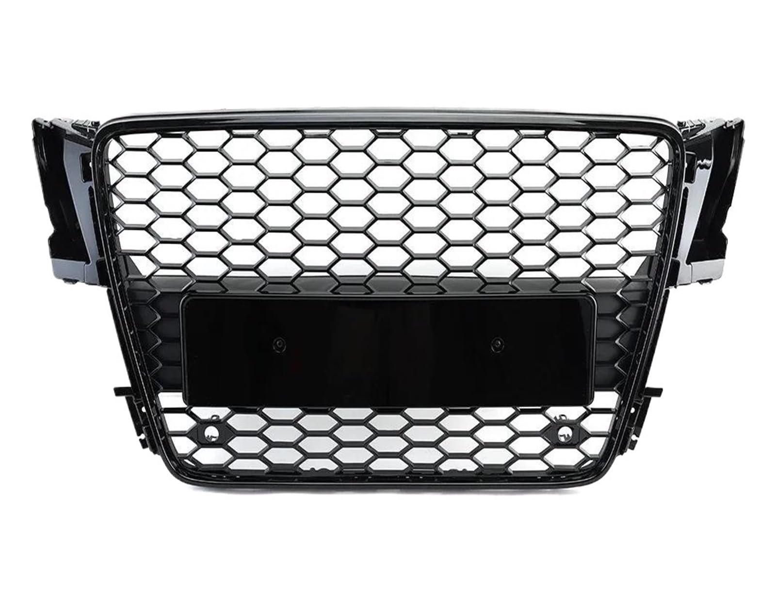 Für A5 EU 2008-2012 Frontstoßstangengrill Wabengitter Sport-Styling-Netz Schwarz Grillgitter 8T0853651 Kühlergrills für die Front von UYCHYTQR