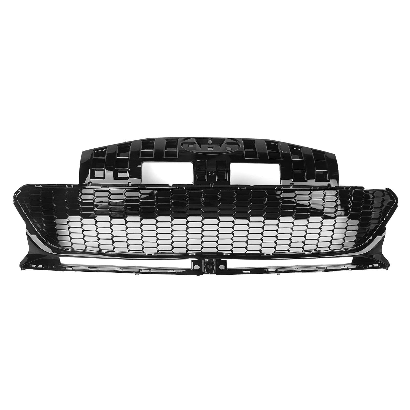 Für Subaru Für BRZ ZD8 2022-2024 Coupé 2-Türer Frontgrill Wabengitter Schwarz Glänzend Auto Obere Stoßstange Motorhaube Gitter Kühlergrills für die Front von UYCHYTQR