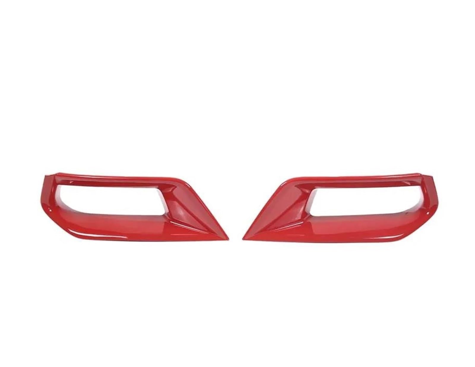 UYCHYTQR Für Chevrolet Für Corvette C7 Z06 2014-2019 Frontstoßstangen Lufteinlass Dekorrahmen Außenformteil Zubehör Auto-Innenleisten(Rot) von UYCHYTQR