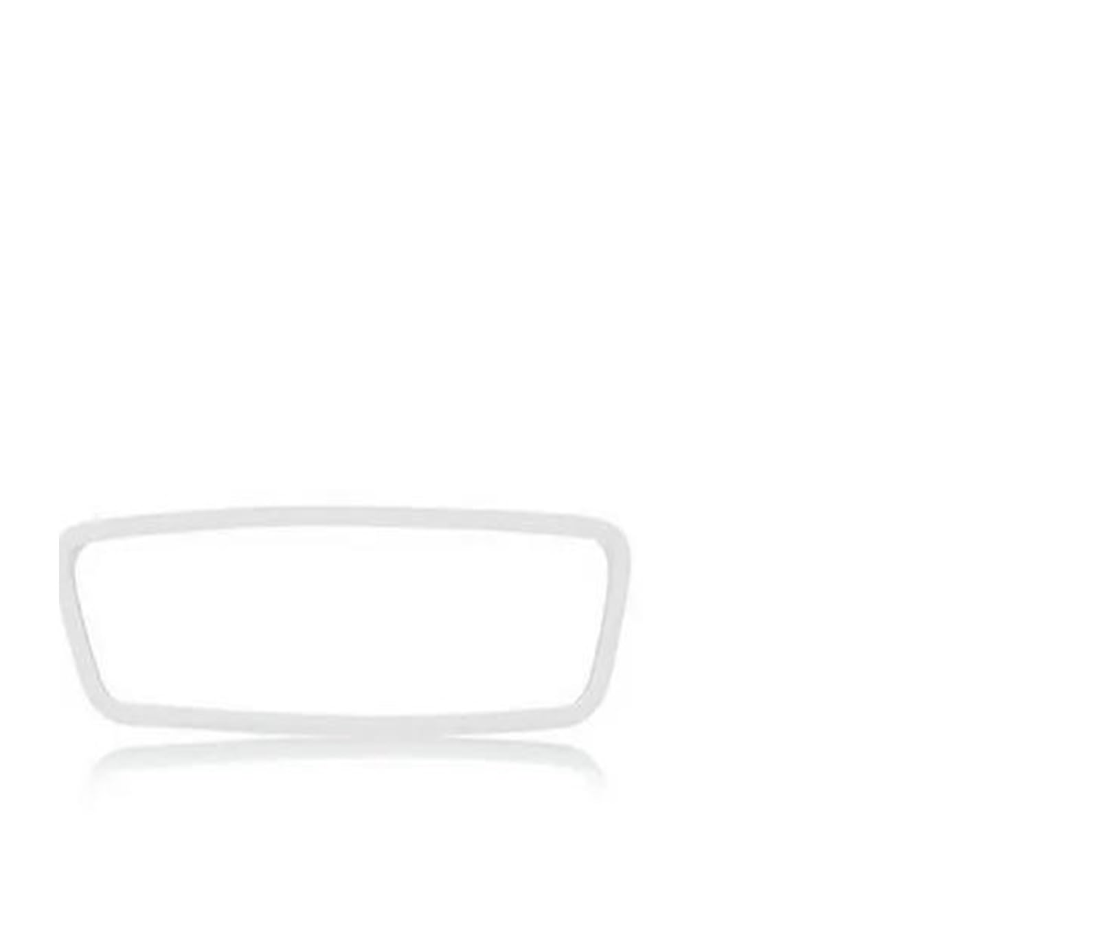 UYCHYTQR Für Tesla Für Model 3 Für Model Y 2022 2023 Innen Zubehör Rückspiegel Schutz Trim Dekor Rahmen Schutz Streifen Auto-Innenleisten(Weiß) von UYCHYTQR