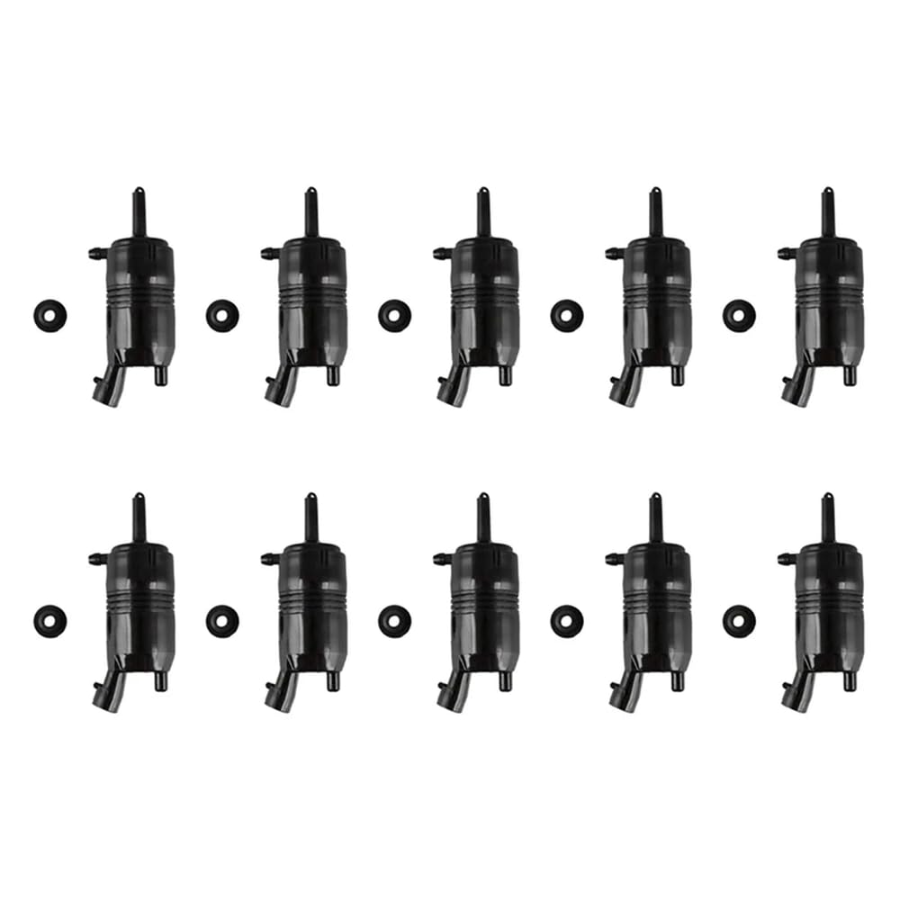 10X Scheibenwaschpumpe Wasserstrahlmotor kompatibel mit den Modellen 89001122 22127652 22127653 89025062 AM-60774157 von UYDFXA