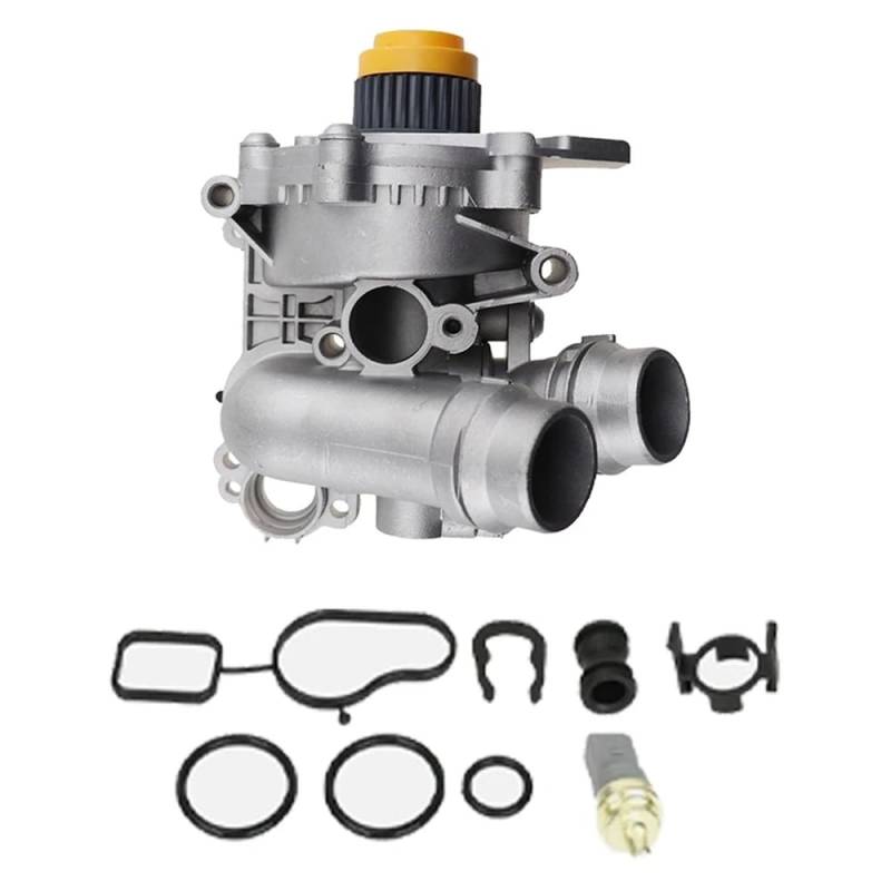 EA888 Aluminium-Motorwasserpumpenbaugruppe, kompatibel mit MK6 B7 A3 S3 A4 A5 Q3 06H121026BA 06H121026DD von UYDFXA