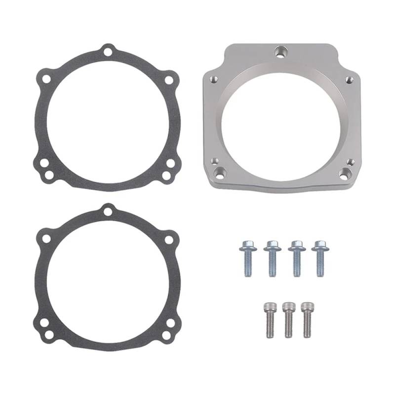 LS-Drosselklappengehäuse-Adapter LS1 3 Bolzen 92 mm Ansaugkrümmer zu LS3 4 Bolzen 102 mm kompatibel mit LM7 LR4 LQ4 LS6 von UYDFXA