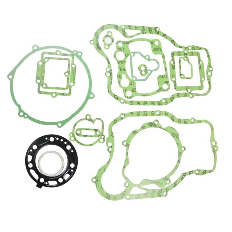 Motorrad Motor Kurbelgehäuse Kupplungsdeckel Zylinder Dichtungssatz kompatibel mit KX250 KX 250 1997 bis 2003 von UYDFXA