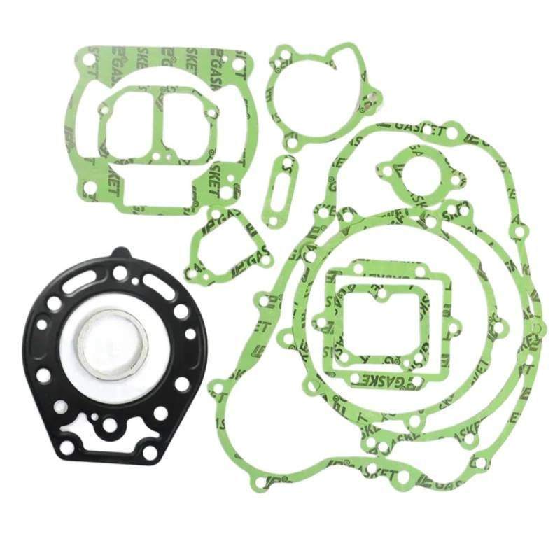 Motorrad-Motor-Reparatur-Dichtungssatz-Set, kompatibel mit KDX200 KDX 200 200cc 1995–2006, Kurbelgehäuse und Kupplungsdeckel von UYDFXA