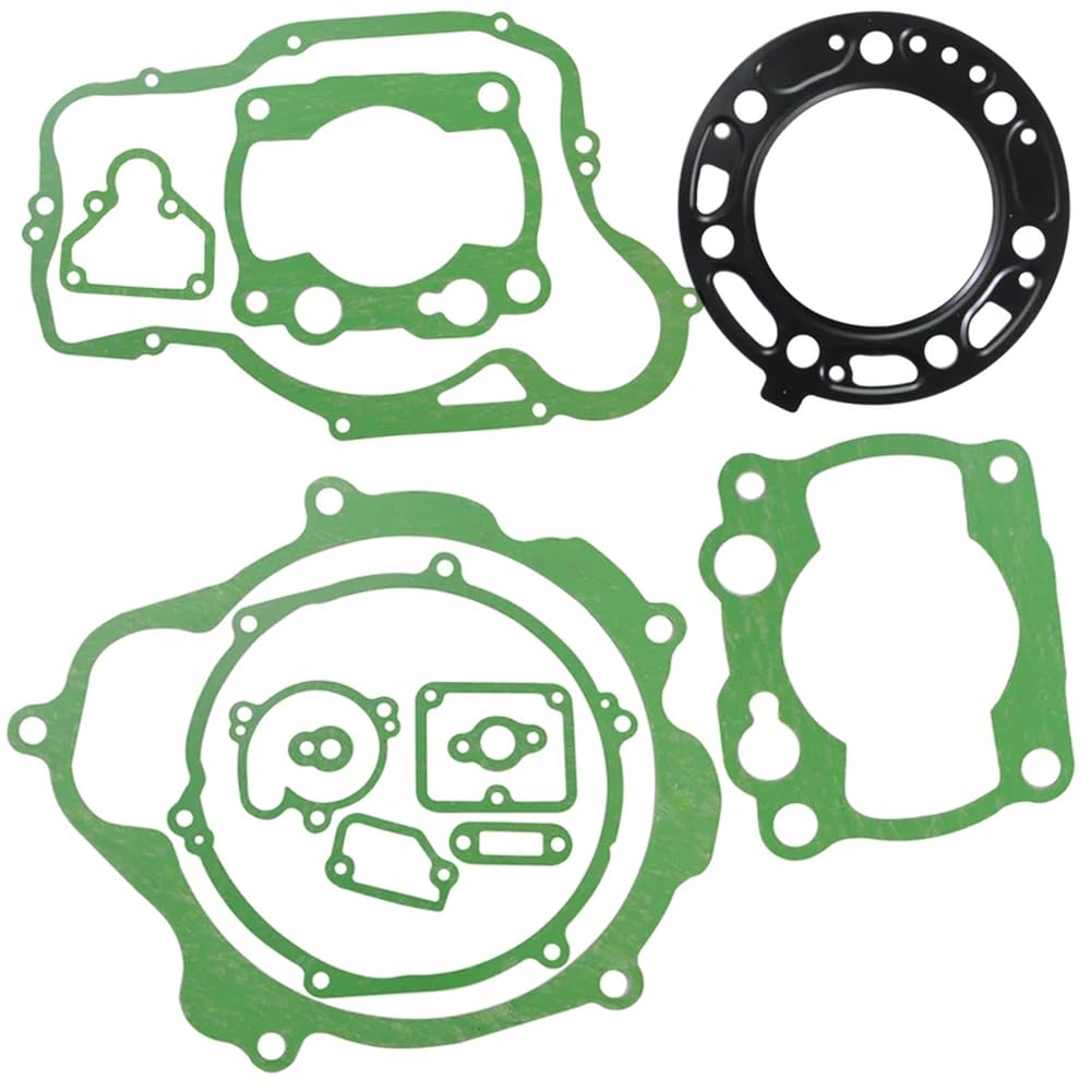 Motorrad-Motorzylinder-Generator-Kurbelgehäuse-Kupplungsdeckel-Dichtungssatz-Set, kompatibel mit KX250 250cc 2004 von UYDFXA