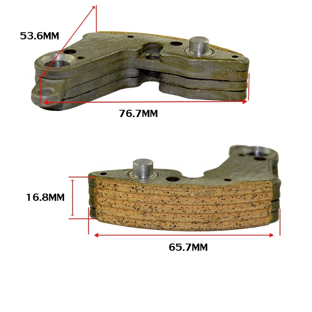 UYDFXA Motorrad-Kupplungsbeläge mit Feder, kompatibel mit 450 350 366 400 TRV 425 450XC CR 425i 450i 0823–328 0823–197 von UYDFXA