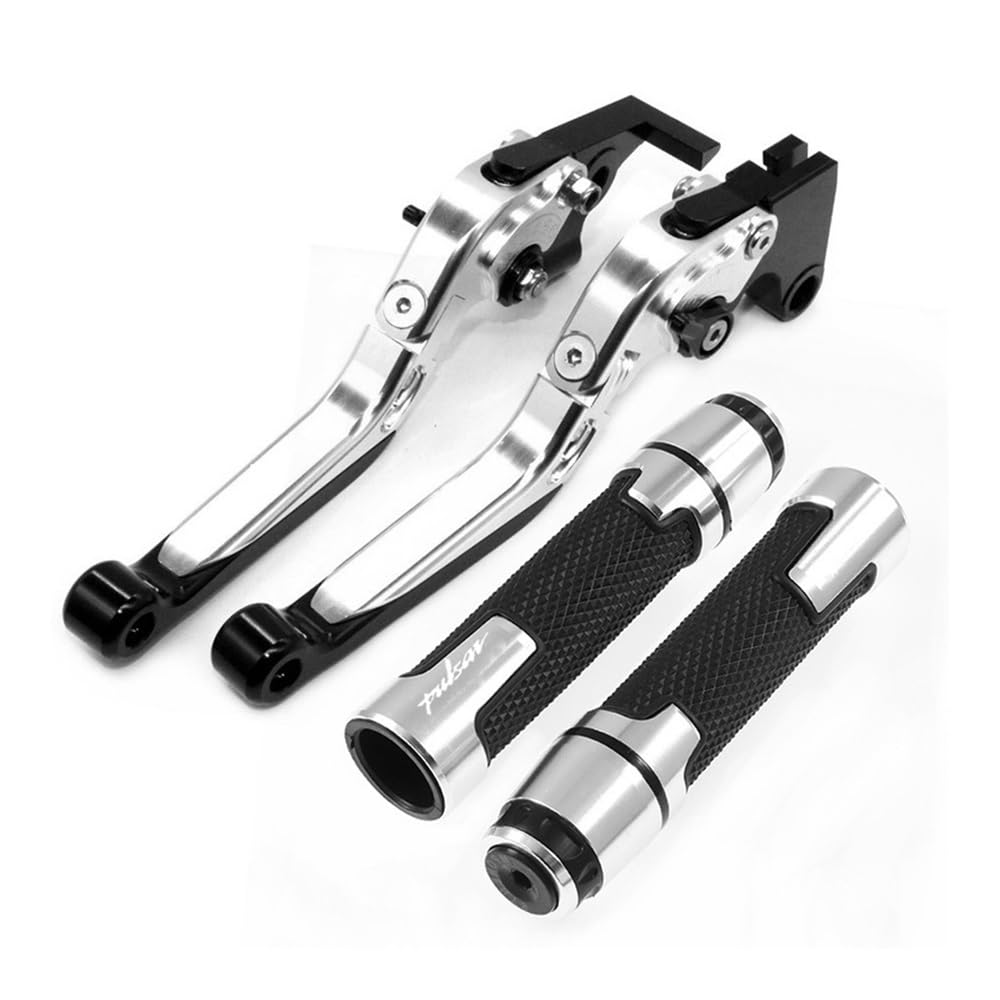 Brems Kupplungshebel Motorrad Klappbare Ausziehbare CNC Moto Einstellbare Kupplung Bremshebel Handbar End Griffe fit Für Bajaj Pulsar 200 NS/200 RS/200 A von UYJHFPLND