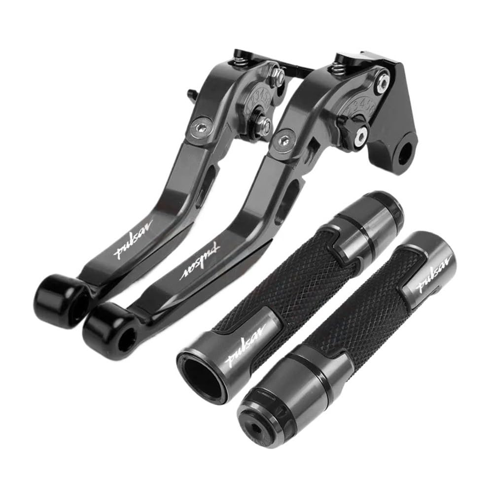 Brems Kupplungshebel Motorrad Klappbare Ausziehbare CNC Moto Einstellbare Kupplung Bremshebel Handbar End Griffe fit Für Bajaj Pulsar 200 NS/200 RS/200 A von UYJHFPLND