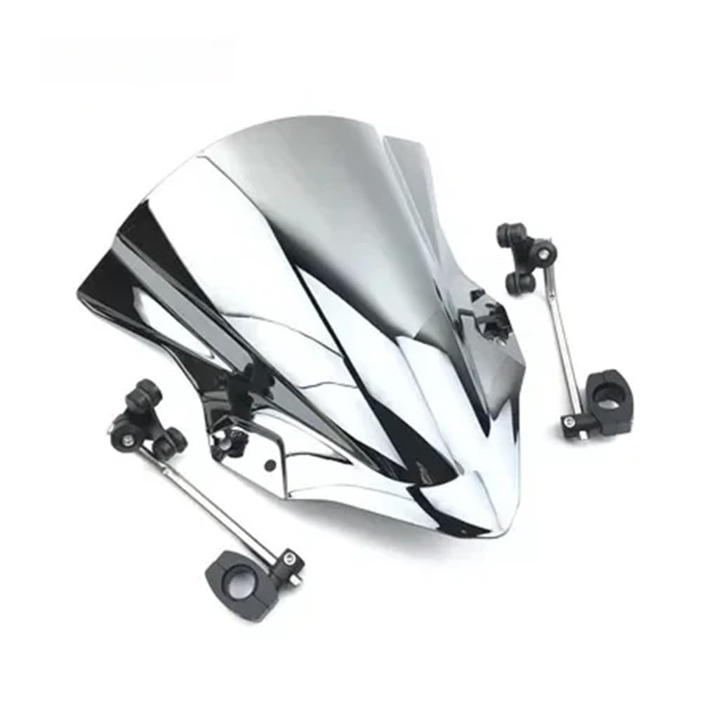 Motorrad Windschild Für YA&MAHA MT125 FZ FZ1 FZ6 FZ8 FZ8N XJ6 MT-01 MT03 MT07 MT 2013 Motorrad Windschutzscheibe Windschutz & Verstellbare Halterung Bildschirm von UYJHFPLND