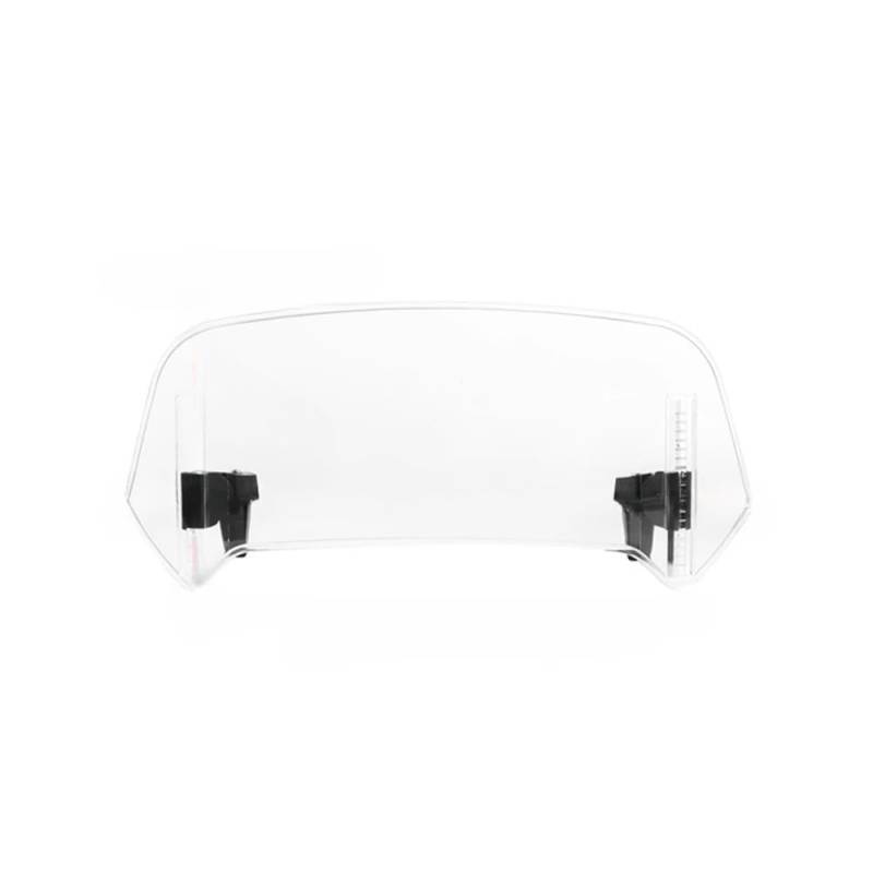 Motorrad Windschild Transparent/Rauch Motorrad Windschutzscheibe Erweiterte Spoiler Windschutzscheibe Air Deflektor Für HO&ND&A Für B&M&W Für Suzuki Für YA&MAHA von UYJHFPLND