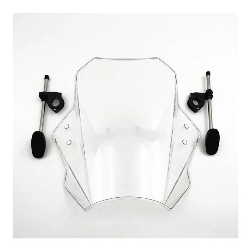 Motorrad Windschild Up & Down Verstellbare Universal Motorrad Windschutzscheibe Windschutzscheibe Deckt Bildschirm Motorräder Deflektor Für HO&ND&A Shadow Phantom von UYJHFPLND