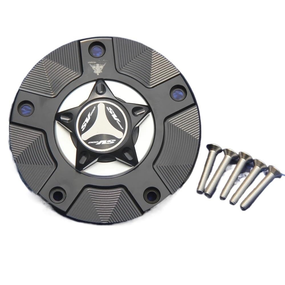 Tankdeckel Motorrad CNC-Aluminium-Tankdeckel Für Schlüssellose Motorräder Für SU&ZUKI SV650 SV 650 2003–2019 (2015 2016 2017 2018) von UYJHFPLND