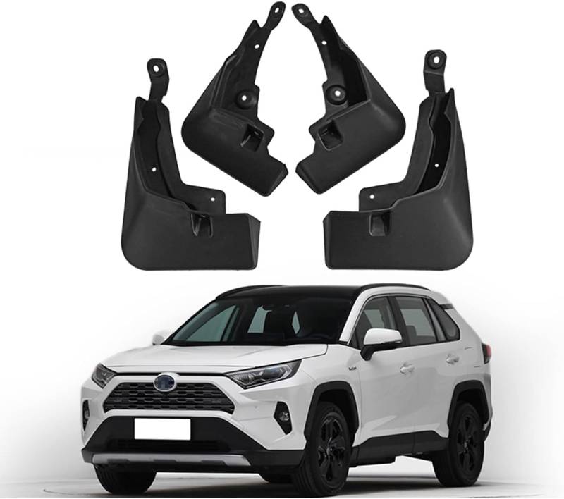 Auto Schmutzfänger für Toyota RAV4 2019-2024 Hybrid XA50 2022, 4 Stück Car Vorne Hinten Kotflügel Spritzschutz Zubehör,A/for Toyota RAV4 A von UZAM