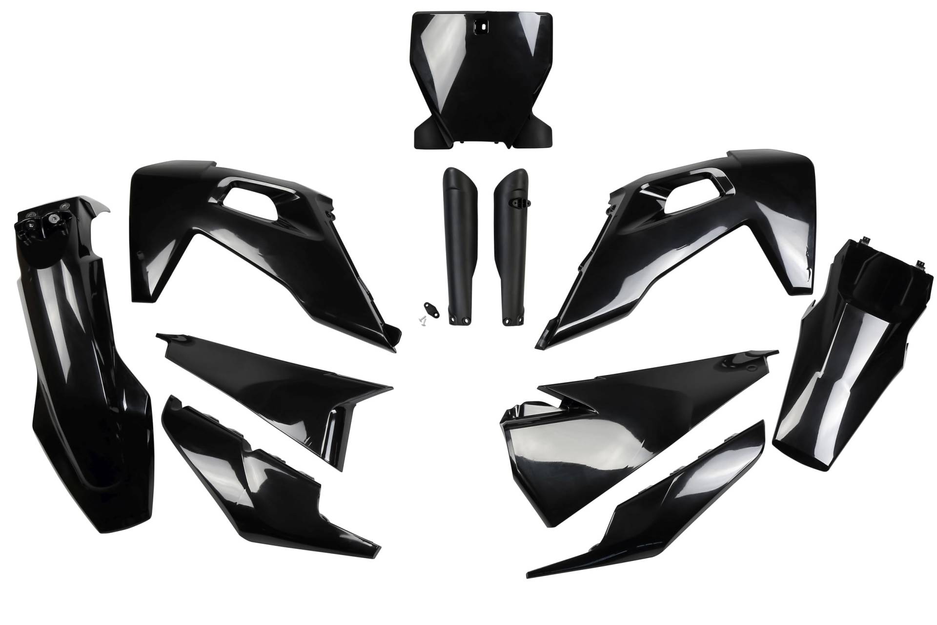 UFO Plastikkit Verkleidungssatz für Husqvarna FC TC 2019-2022 Full Kit schwarz von Ufo Plast