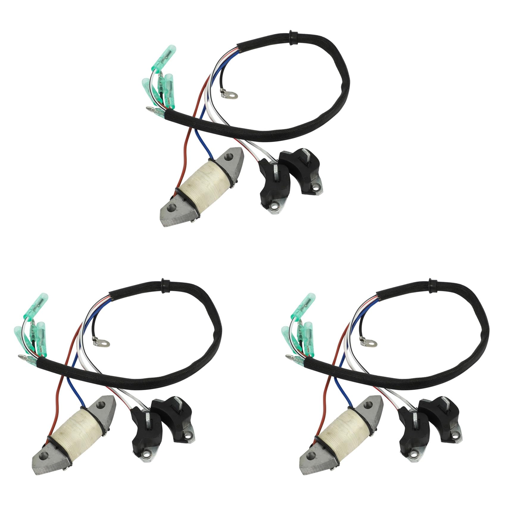 Uhidka 3X Spule 61N-85543-19 für 2 Takt 30 PS Boots Motor von Uhidka