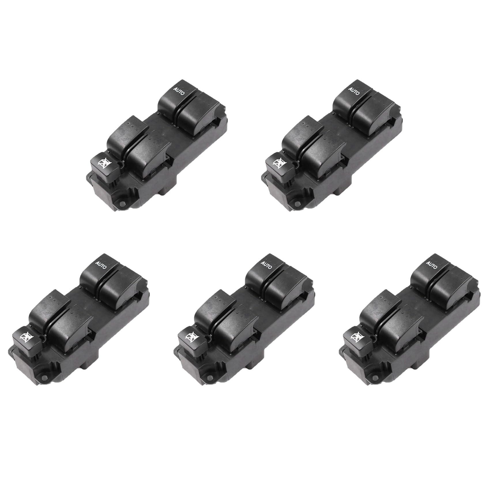 Uhidka 5X Power Fenster Heber Switch Links Fahrer Seite für 2004-2010 BP1E-66-350 BP1E66350 von Uhidka