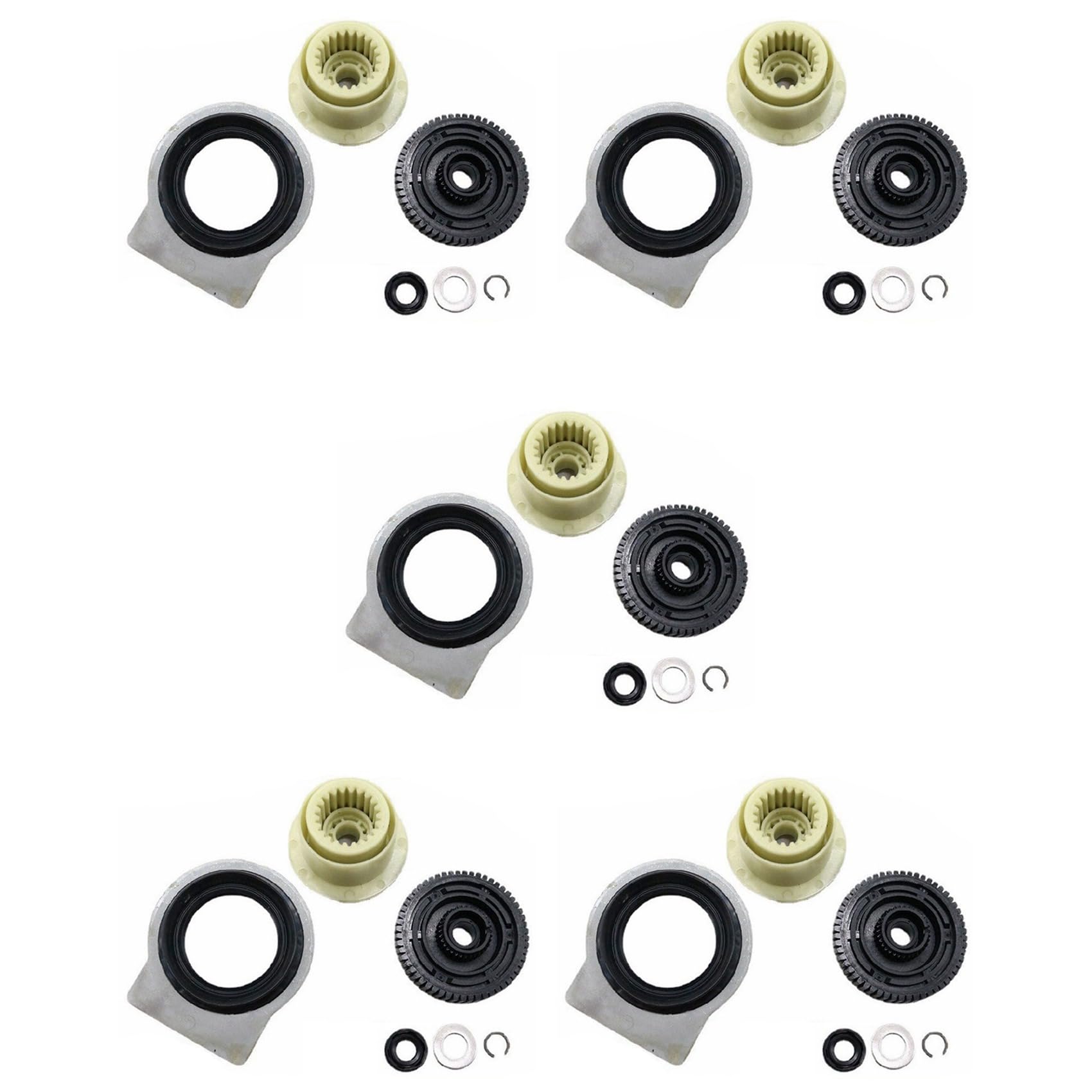 Uhidka 5X Verteilergetriebe Stellmotor Getriebe Reparatursatz für X3 E83 X5 E53 E70 27107541782 27107566296 27107568267 27102413711 von Uhidka