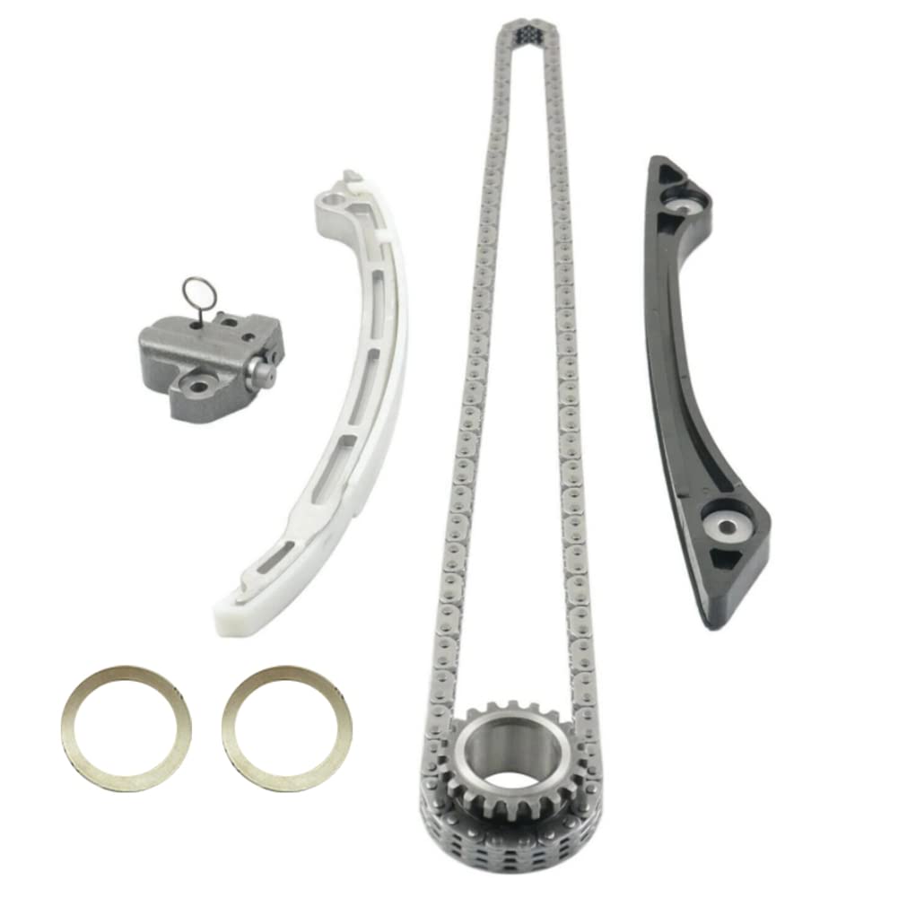 Ujjdwiurgh 7 Teile/Satz Timing Reparatur Kits Steuerkette FüHrungsarm Kurbelwelle Kettenrad Unterlegscheiben Spanner für LR2 Evoque von Ujjdwiurgh