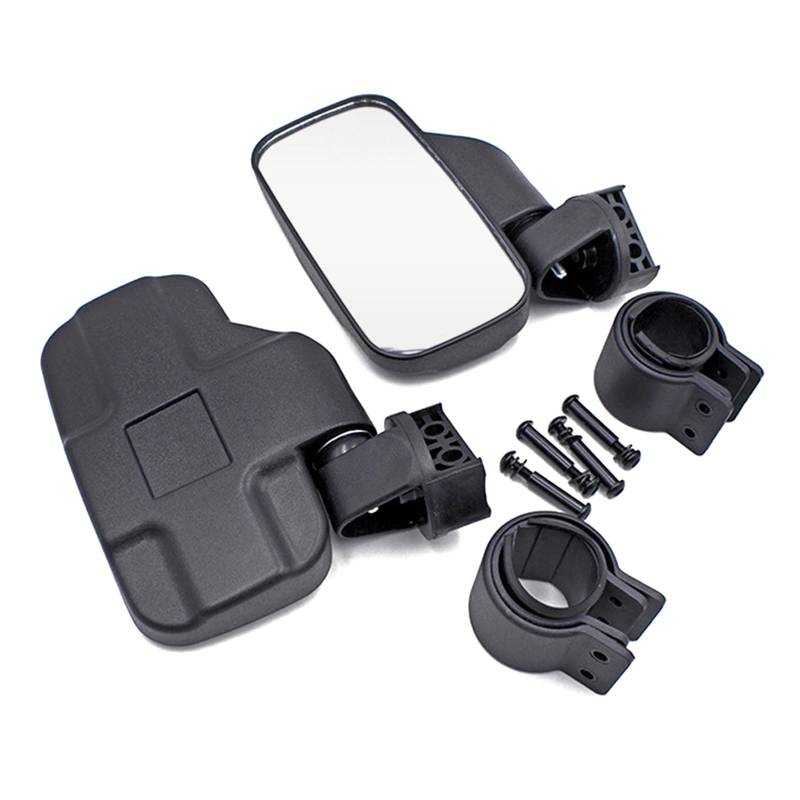 Ukbzxcmws 1 Paar UTV Glas Set Seitenglas Und Großes Breites Rückfahrglas Für Club Autos Mit 1 6–2 Zoll Überrollkäfig von Ukbzxcmws