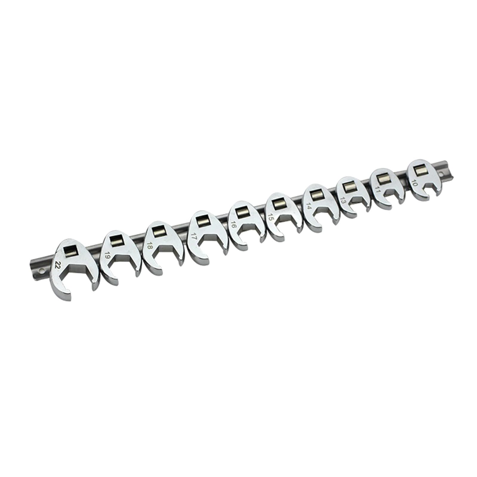 Ukbzxcmws 10Pcs 3/8 Zoll Schraubenschlüssel Set 10-22mm Metric Hahnenfuß Schlüssel Reparatur Werkzeug Für Enge Platz Schlüssel Für Mechaniker von Ukbzxcmws