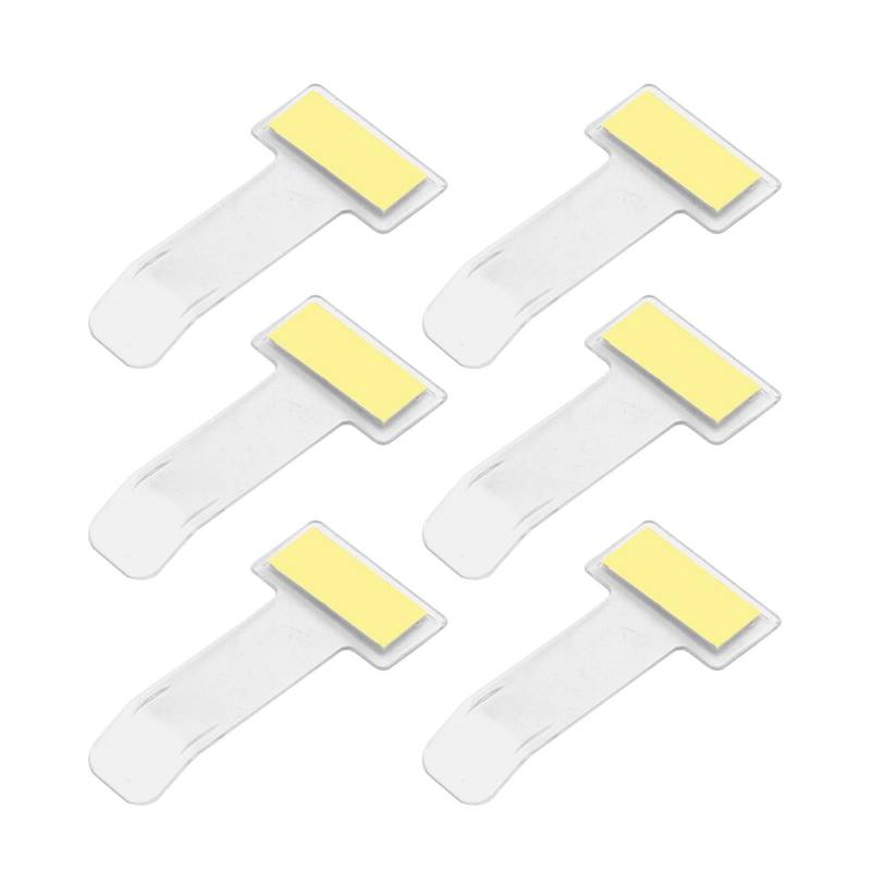 Ukbzxcmws 6Pcs Auto Klar Rechnung Ticket Ordner Auto Windschutzscheibe Fenster Parkerlaubnis Ticket Clip Auch Für Kühlschrank von Ukbzxcmws