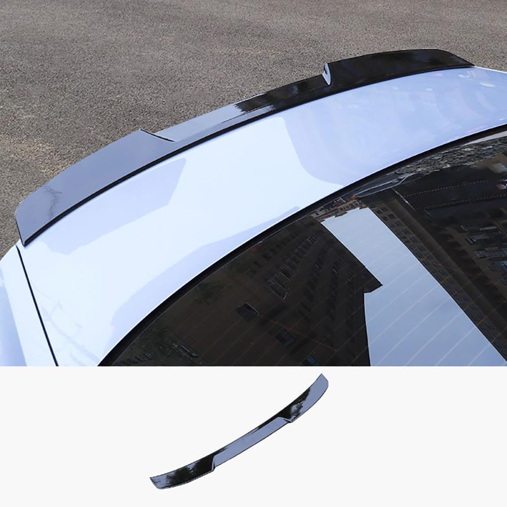 Auto ABS Spoiler Wing, Für Magotan B8 2017-2023 Heckspoiler Fahrzeugstabilität Auto Tuning Spoiler Car Heckflügel Dekoration Zubehör,B/Glossy Black von Uklal