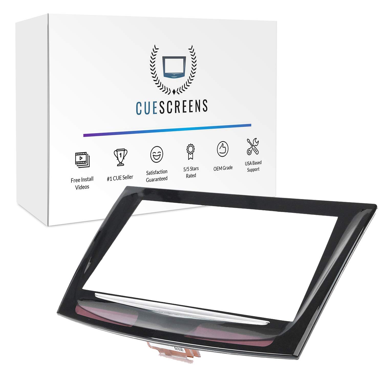 [Cuescreens] Basic OEM für Cadillac CUE Ersatz Gel Free Touchscreen Display + Kostenlose Installationsanleitung von Ultima Industries