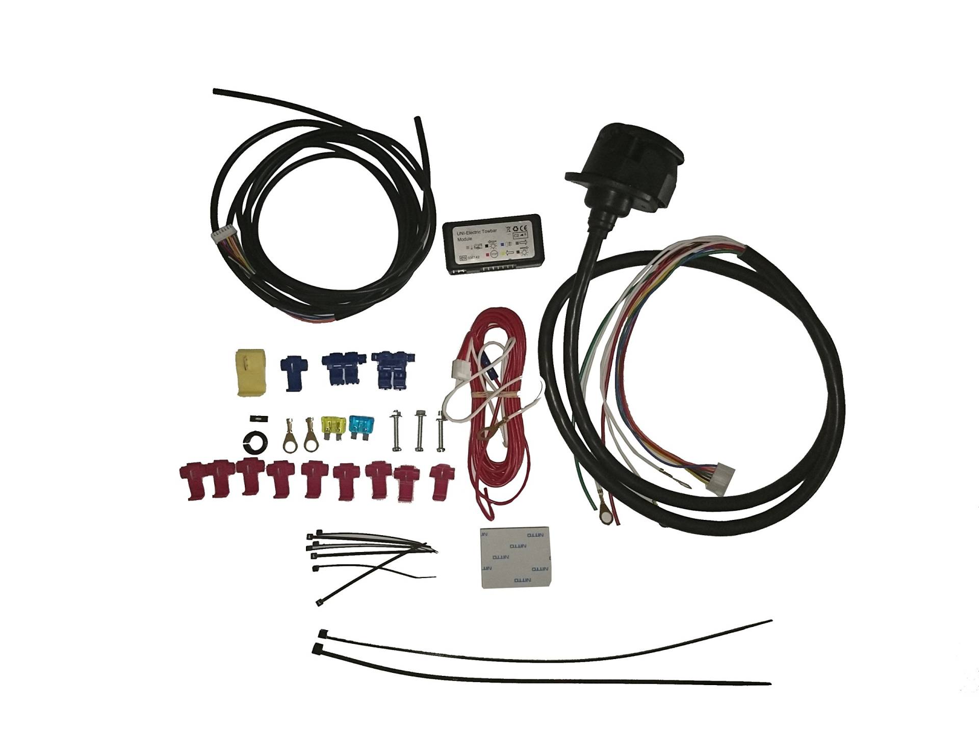 UmbraRimorchi Anhängerkupplung Kabelsatz 7-pol Universell 12N Elektrosatz C2 Modul 955.402 von UmbraRimorchi