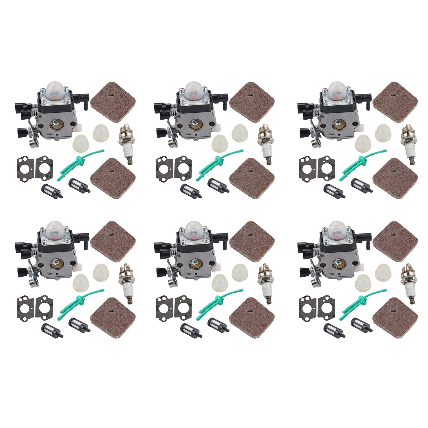 Umsoxhy 3X HS45 FS38 Vergaser Ist Geeignet für C1Q-S97 C1Q-S186 FS46 FS55 KM55 FS45 FS45C FS46C FS55C FS55R FS55RC Weeder von Umsoxhy