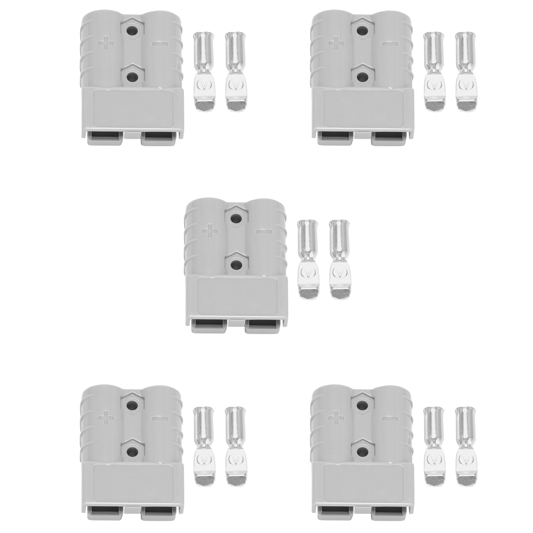 Umsoxhy 5X für Anderson Style Stecken Verbinder 50A 600V 6-12AWG AC/DC Elektrowerkzeug für 6AWG Plattierte Massive Anschluss Stecker von Umsoxhy